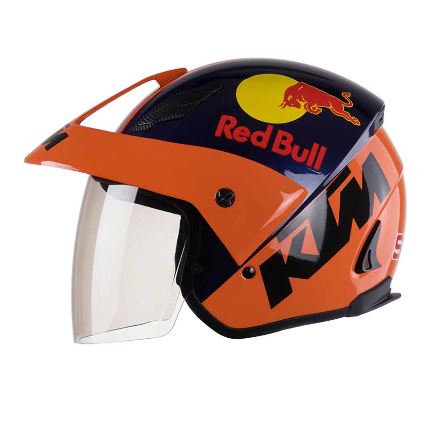 Nón bảo hiểm 3/4 đầu Royal M134C Red Bull