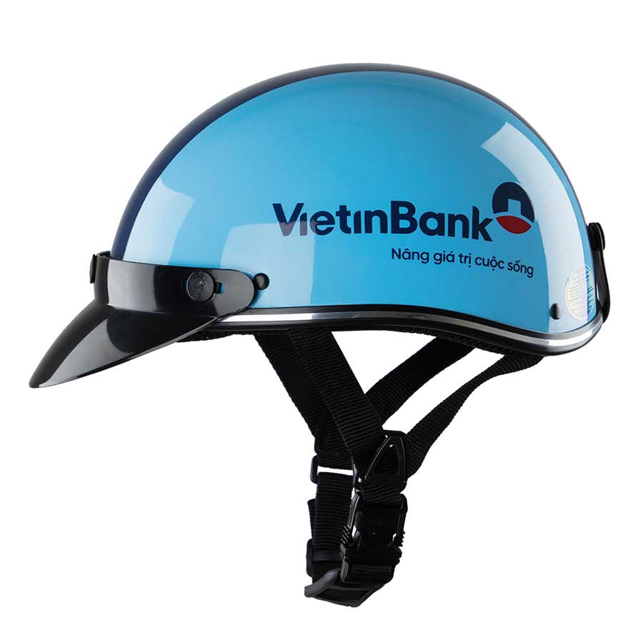 Nón bảo hiểm nửa đầu Asia MT-105 Vietinbank